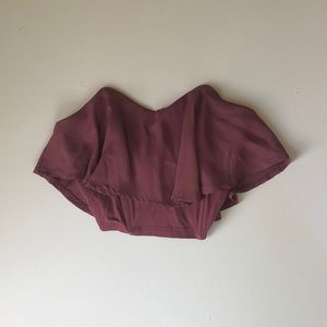 Dressy Pink crop top